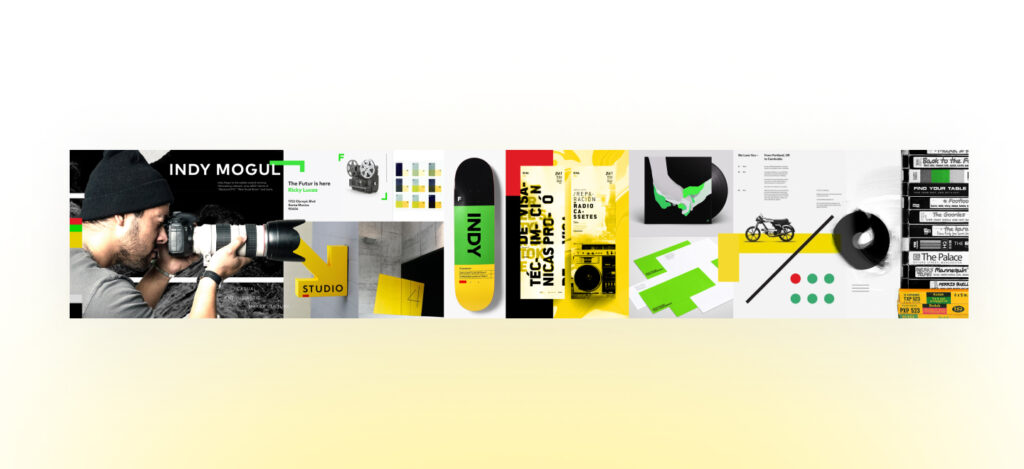 Kreatívipar stylescape - a moodboard egy formája