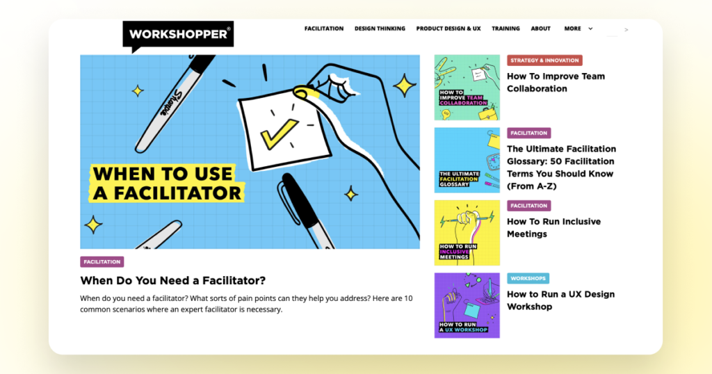 Workshop segédletek