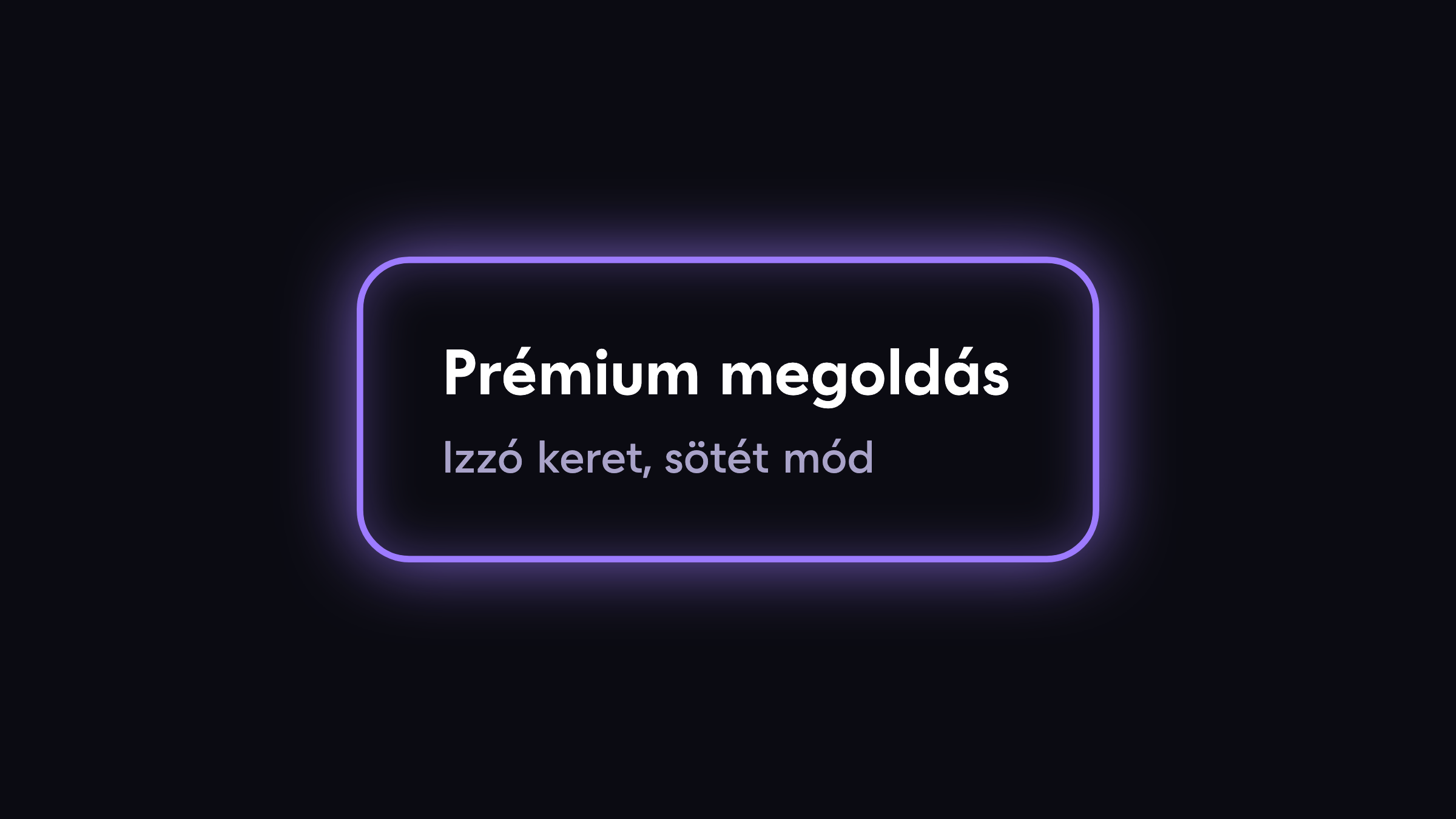 Neon sötét háttéren